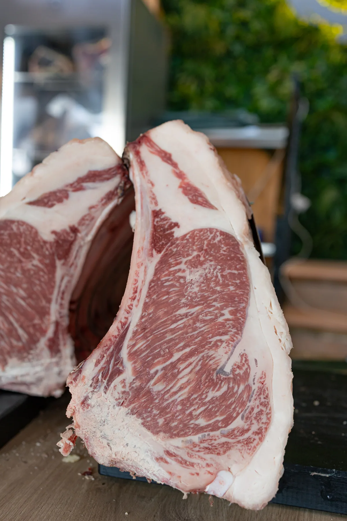 Pieza de chuletón madurado de Humo Palma