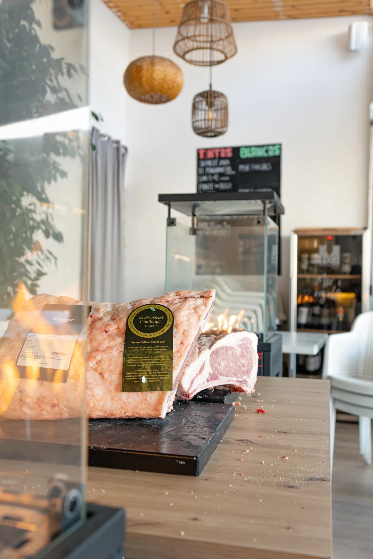 Chuletón Wagyu madurado en Humo Palma