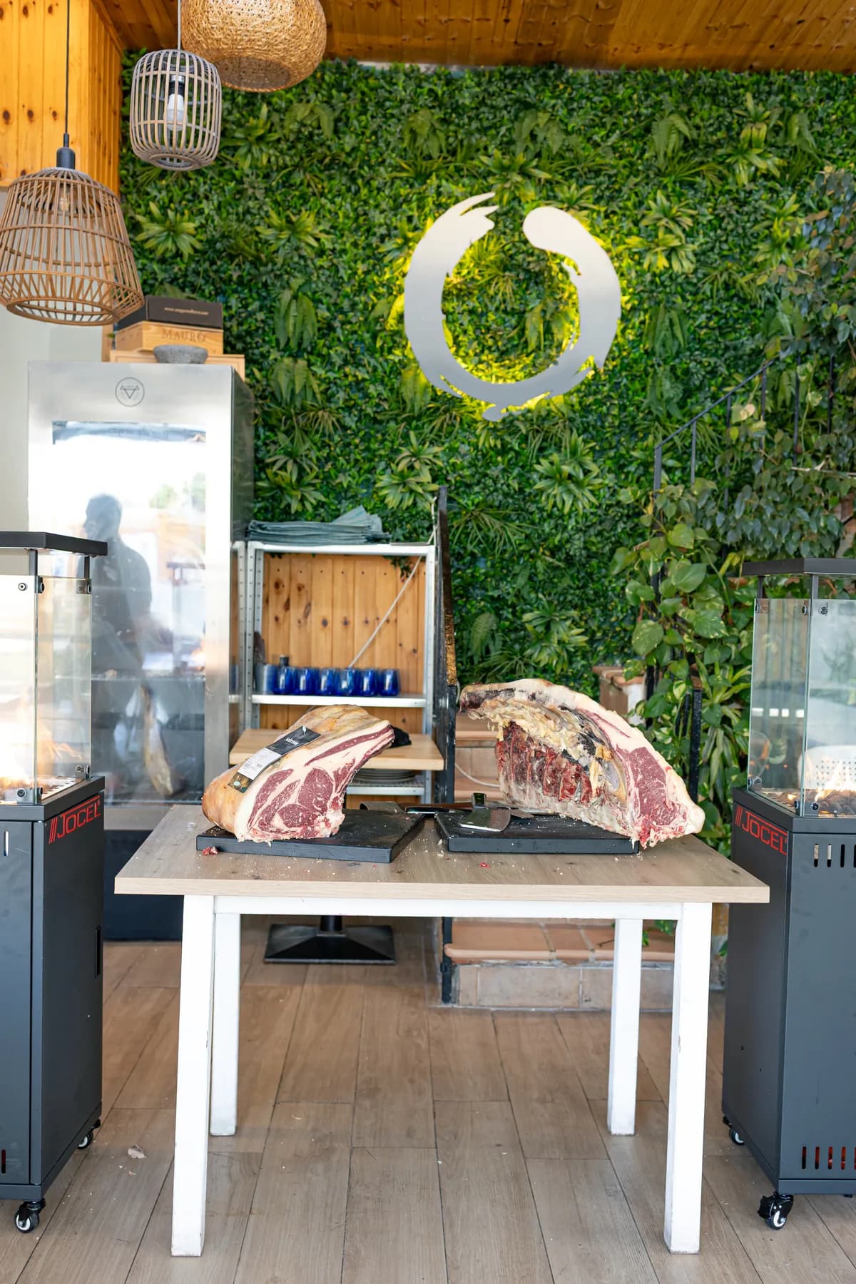 Exposición de carne madurada en Humo Palma